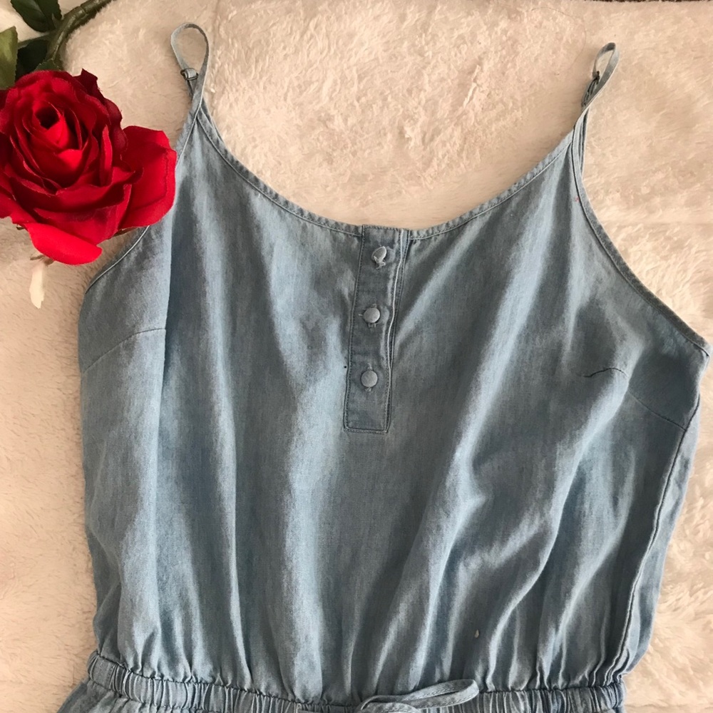Jean-like romper - Picture 3 of 4